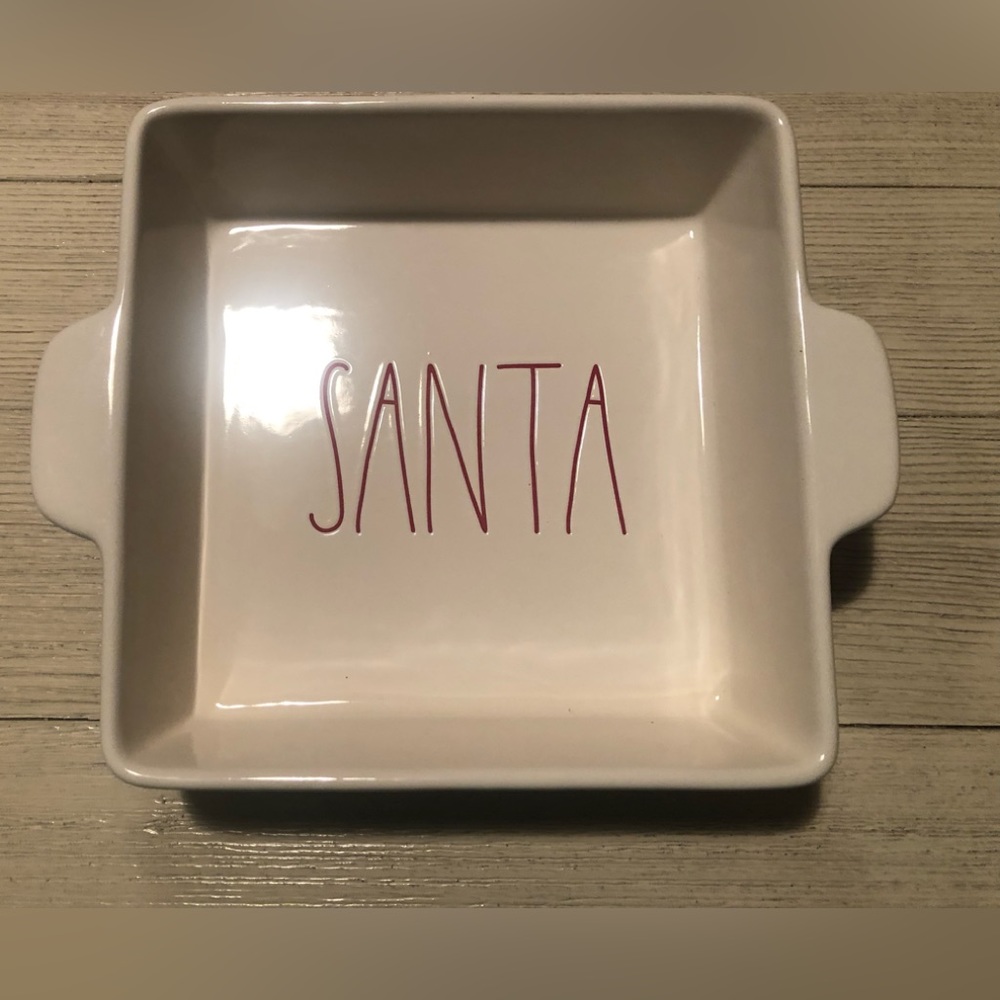 Rae Dunn Santa Baking Dish, New
